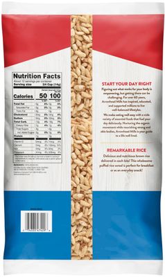 Arrowhead Mills Puffed Rice Cereal, 6 oz Bag