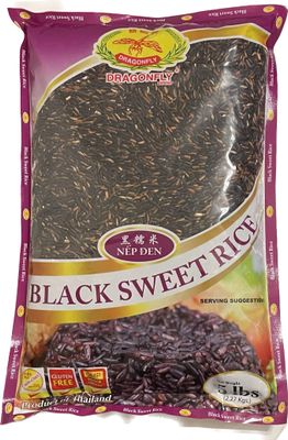 Dragonfly Black Sweet Rice, 5-Pound, 80.0Ounce