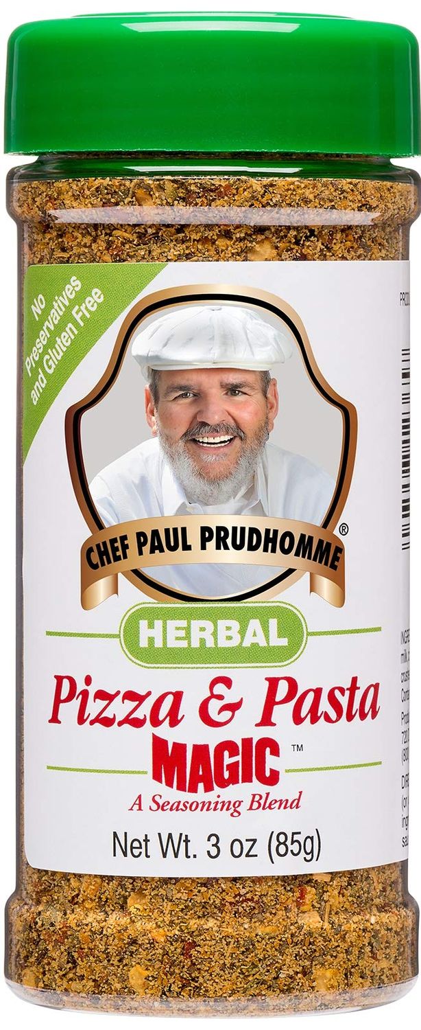 Chef Paul Prudhomme&#39;s Magic Seasoning Blends ~ Pizza &amp; Pasta Magic Herbal, 3-Ounce Bottle