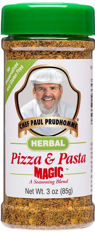 Chef Paul Prudhomme&#39;s Magic Seasoning Blends ~ Pizza &amp; Pasta Magic Herbal, 3-Ounce Bottle