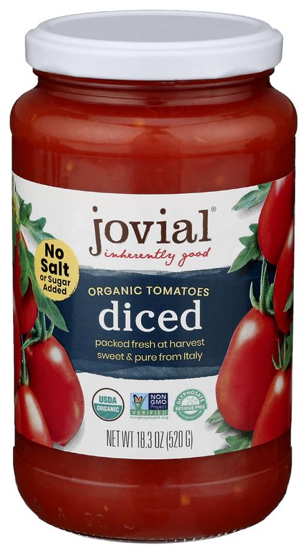 JOVIAL DICED TOMATOES