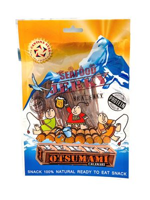 CANTINA STAR | Calamari Jerky (Dried Calamari) | OTSUMAMI | 2.8 oz - All Natural &amp; Wild Caught