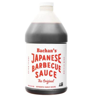 Bachan&#39;s - Original Japanese Barbecue Sauce, 85 Oz, Half Gallon - BBQ Sauce for Wings, Chicken, Beef, Pork, Seafood, Noodles, and More. Non GMO, No Preservatives, Vegan, BPA free