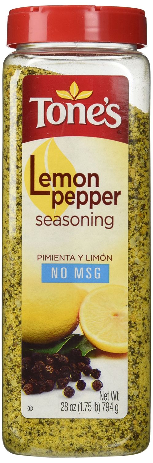 Tone&#39;s Lemon Pepper Blend - 28oz shaker
