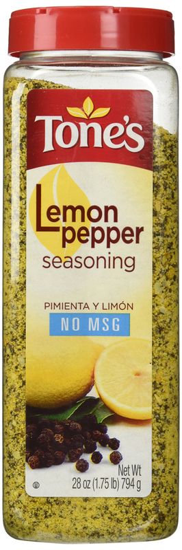 Tone&#39;s Lemon Pepper Blend - 28oz shaker