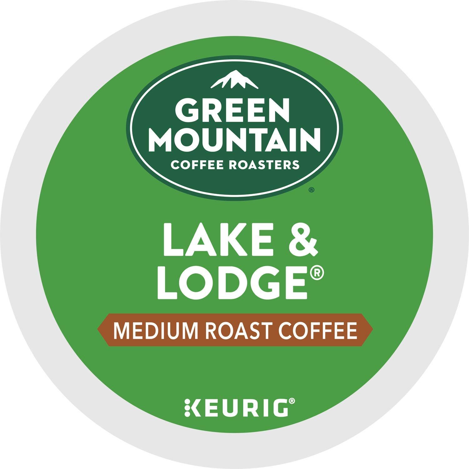 Green Mountain Coffee Roasters Lake &amp; Lodge Keurig Single-Serve K-Cup pods, Medium Roast Coffee, 24 Count