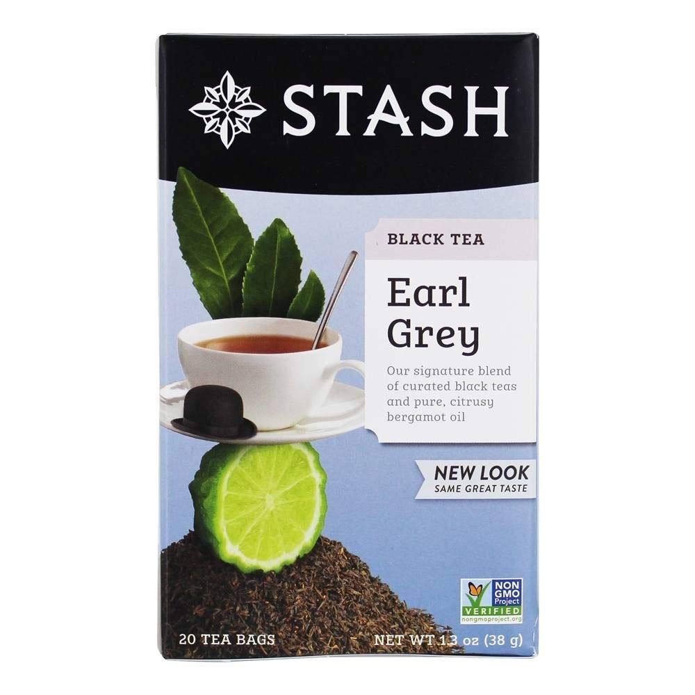 Stash Tea Earl Grey, 20 Count (Pack of 6)