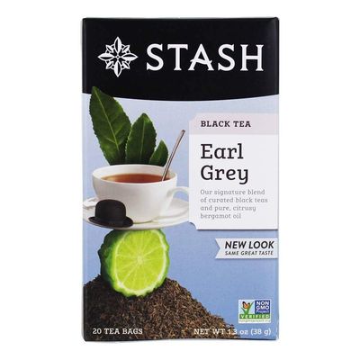 Stash Tea Earl Grey, 20 Count (Pack of 6)