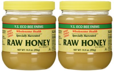 YS Organic Bee Farms Honey (Raw) 14 oz. Pack of 2