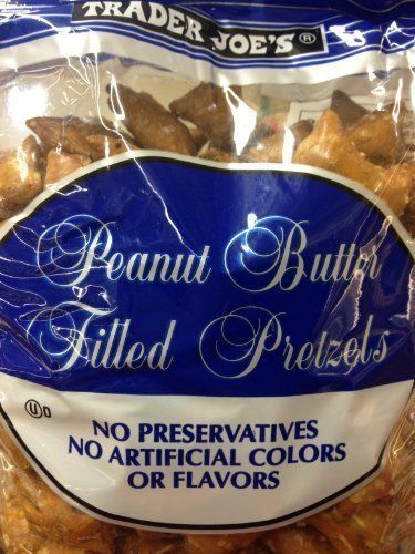 Trader Joe&#39;s Peanut Butter Filled Pretzels (4 Pounds Total) No Preservatives No Artificial Colors, 4 x 16oz