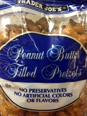 Trader Joe&#39;s Peanut Butter Filled Pretzels (4 Pounds Total) No Preservatives No Artificial Colors, 4 x 16oz