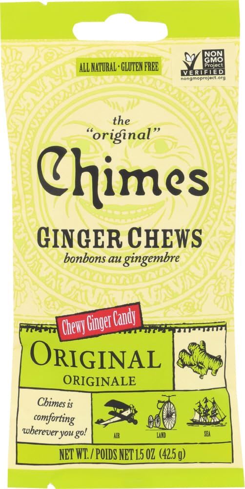 Chimes Ginger Chews 1.5 Oz. - Pack of 3 (Original)