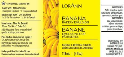 Lorann Oils Variety Bakery Emulsion: Multiple Flavors, Perfect for Enhancing Baking Variety in Cakes, Cookies &amp; Desserts, Gluten-Free, Keto-Friendly, Baking Essential for Your Kitchen, 4oz per Bottle