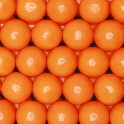 Gumballs for Gumball Machine Refill - 1 Inch Large Bubble Gumballs - Orange Flavored Bubble Gum Orange Gumballs - Bulk Gum Balls 1.7 Lb - Chewing Gum for Kids