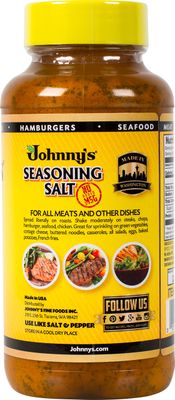 Johnny's Seasoning Salt, No Msg, 42 Oz