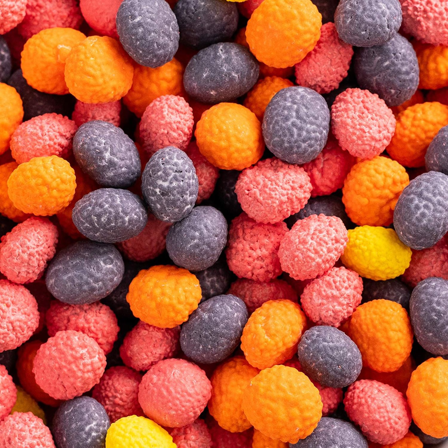 Assorted Fruit Flavored Big Chewy Candies, Crunchy on the Outside, Soft on the Inside, Bulk Movie Theater Candy and Gift Basket Stuffers, Pack of 2, 6 Ounces Each