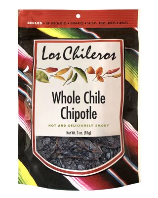 Los Chileros Whole Chile Chipotle, Dark Red, 3 Ounce