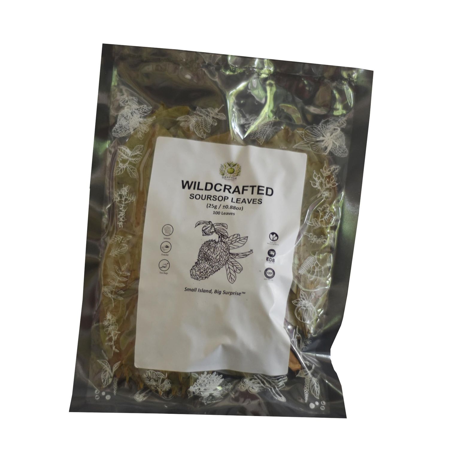 Pure Graviola Whole Soursop 100 Leaves for Tea (25g / 0.8oz)