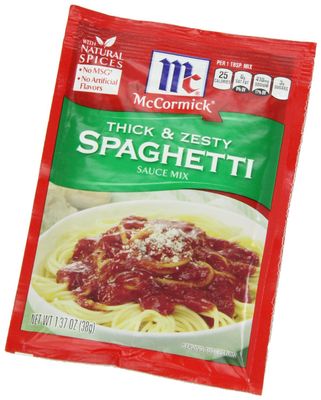 McCormick Spaghetti, Thick &amp; Zesty, 1.37 Ounce (3 Pack)