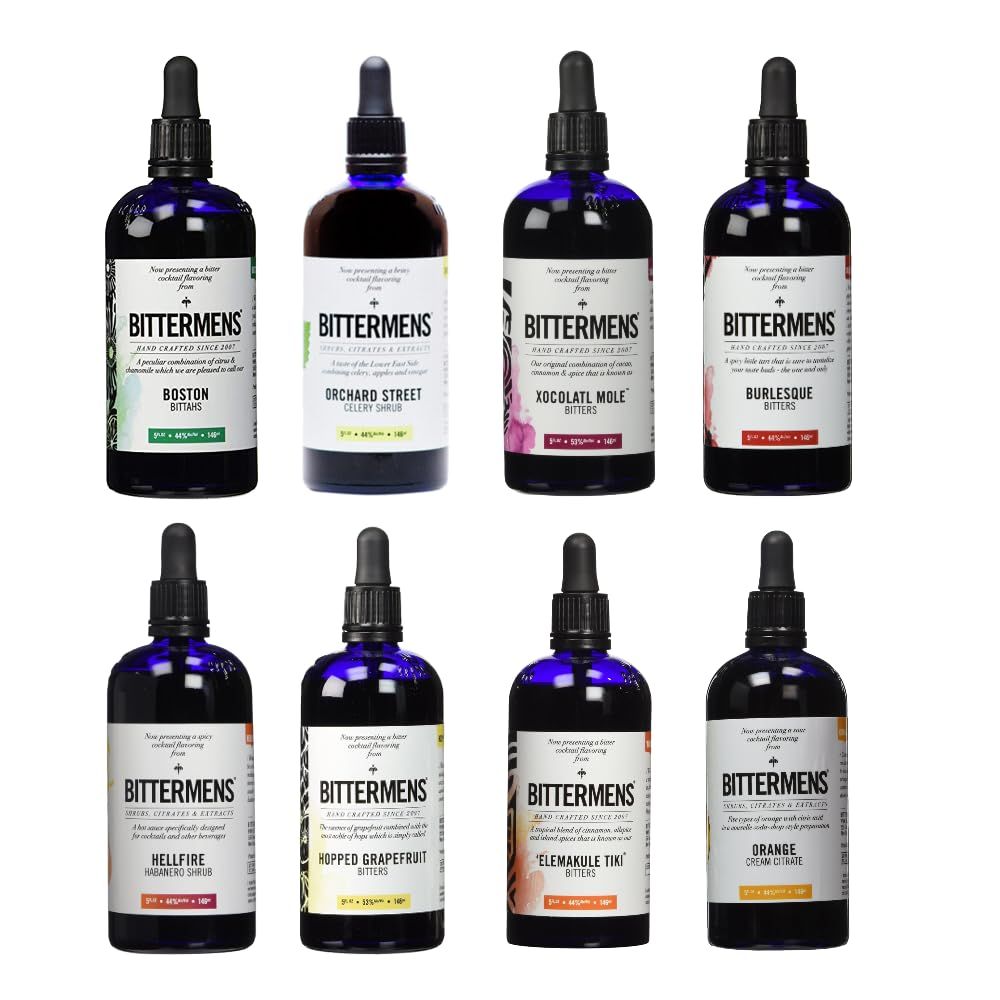 Bittermens Cocktail Bitters Collection - Set of 8 Flavors