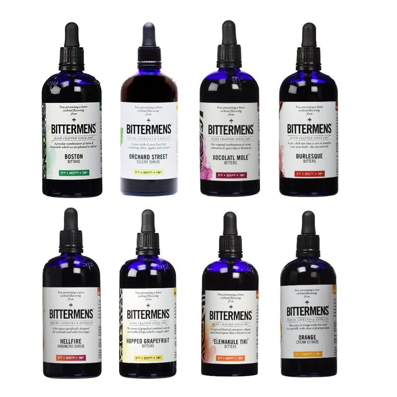 Bittermens Cocktail Bitters Collection - Set of 8 Flavors