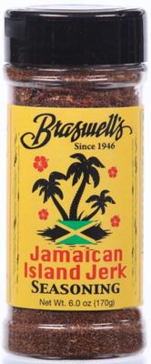 Braswell&#39;s Jamaican Island Jerk Spice Rub and Seasoning 6 Ounce