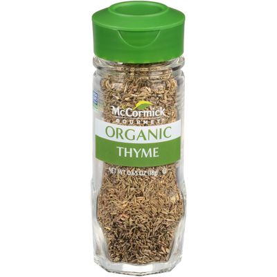 McCormick Gourmet Organic Thyme, 0.65 oz (Pack of 3)
