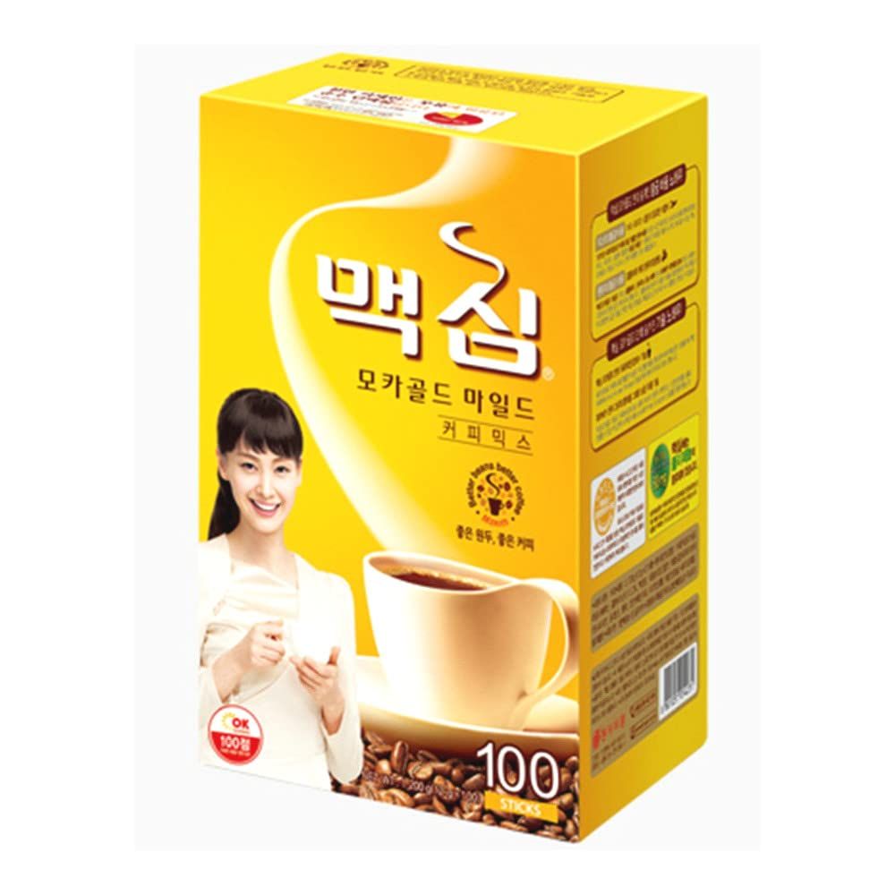 Maxim Mocha Coffee Mix Instant 100 Pcs Stick Instant Korean