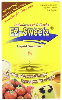 EZ-Sweetz Liquid Sweetener, 0.75-Ounce (Pack of 6)