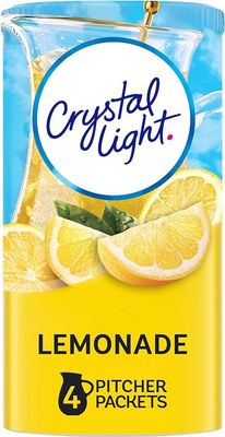 Crystal Light Sugar-Free Lemonade Drink Mix (4 Pitcher Packets)