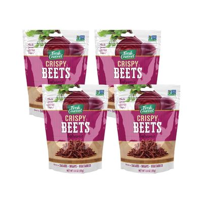 Fresh Gourmet Crispy Balsamic Beets 3.5 Ounce (Pack of 4)