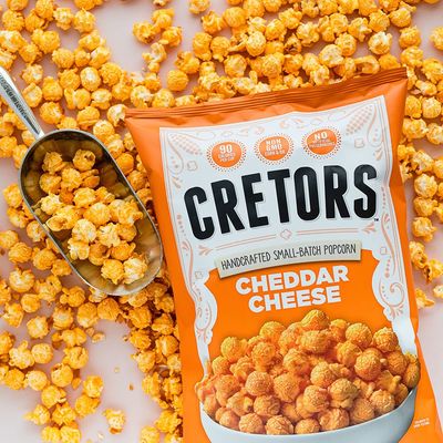 G.H. Cretors Cheddar Cheese Popcorn - Savory Gourmet Cheese Corn in Convenient Individual Bags, 6.5 Oz (6 Pack)