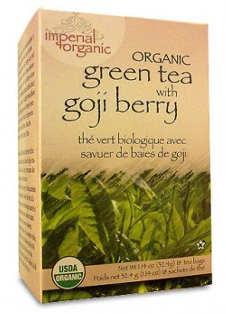 Uncle Lee&#39;s Imperial Organic Tea - Green Goji Berry, 18-Count (Pack of 4)