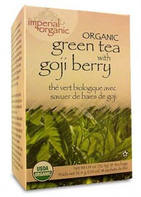 Uncle Lee&#39;s Imperial Organic Tea - Green Goji Berry, 18-Count (Pack of 4)