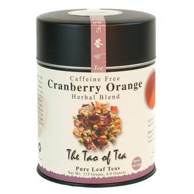 The Tao of Tea, Cranberry Orange Herbal Tea, 4 Ounce Tin