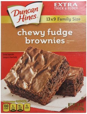 Duncan Hines Brownie Mix, Fudge, 18.3 oz