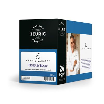 Emeril&#39;s Big Easy Bold Coffee Keurig Single-Serve K-Cup Pods, Dark Roast Coffee, 24 Count