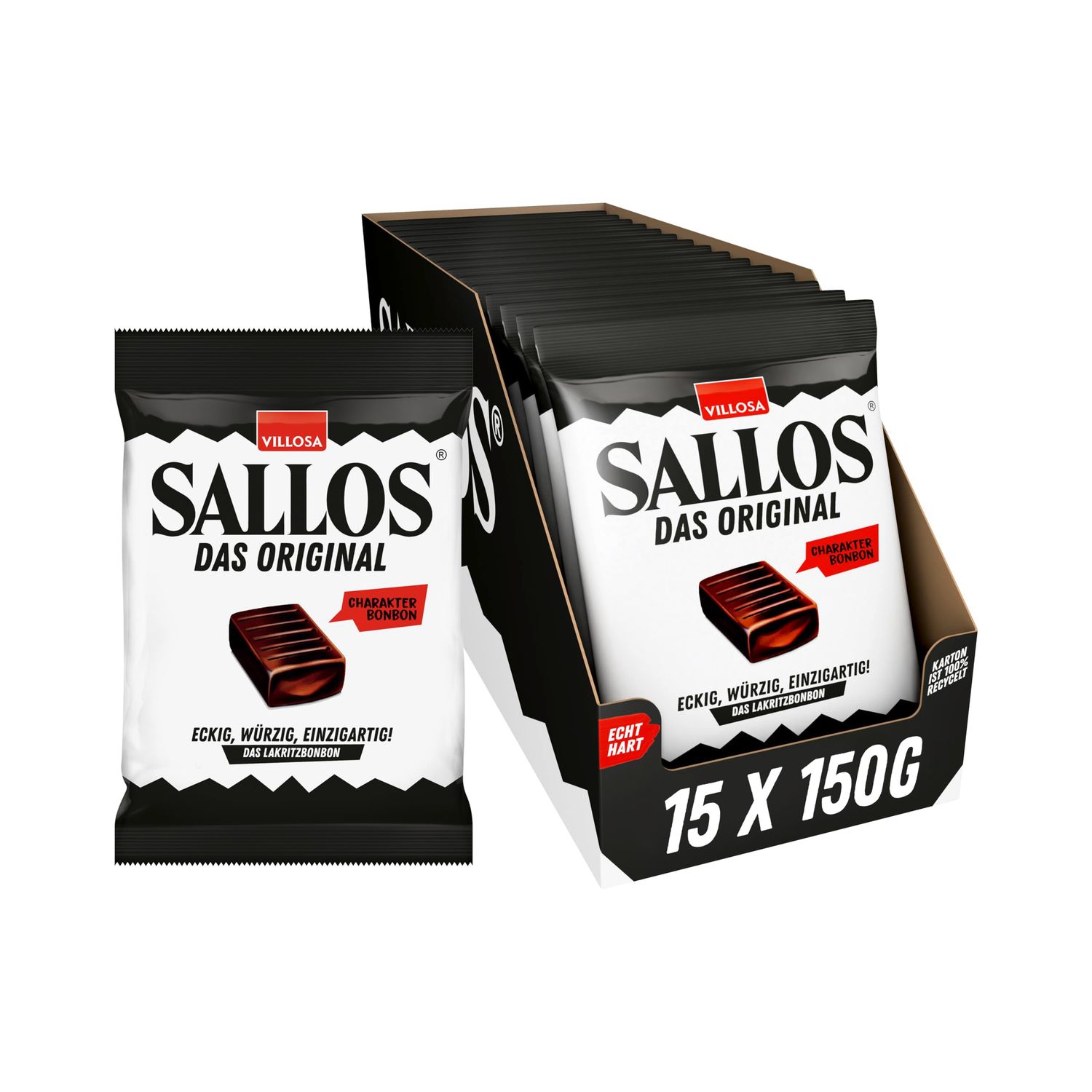 Villosa Sallos Original, 15er Pack (15 x 150 g Beutel)