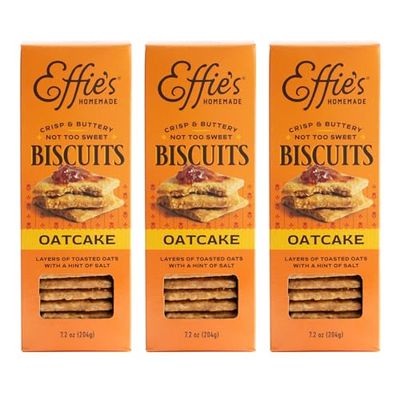 Effie&#39;s Homemade Biscuits - Oatcakes - 3 Pack