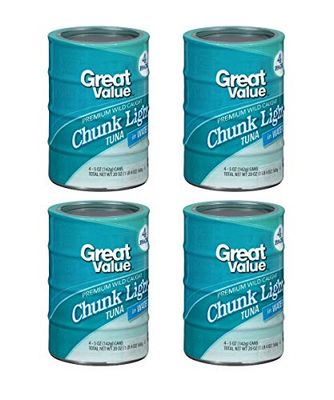 Great Value Chunk Light Tuna in Water, 5 oz