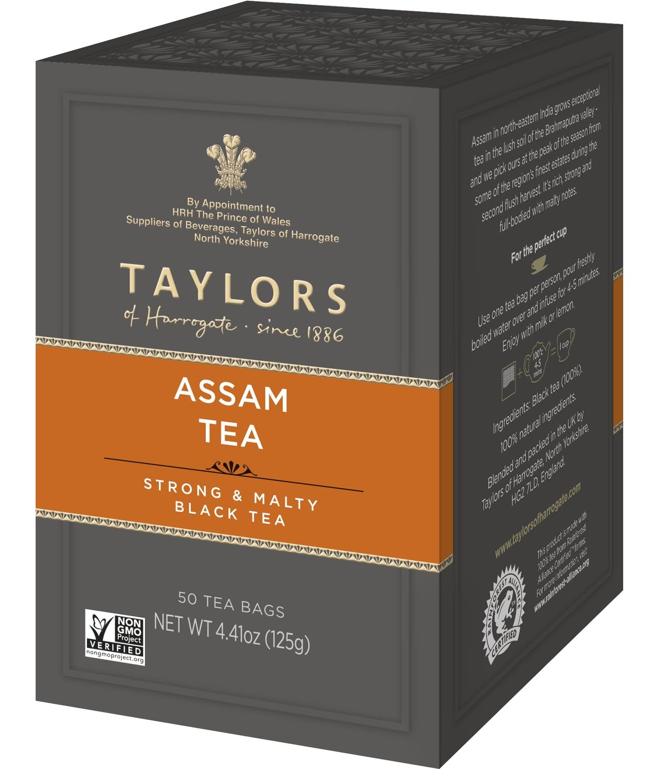 Taylors of Harrogate Pure Assam, 50 Teabags, (Pack of 6)