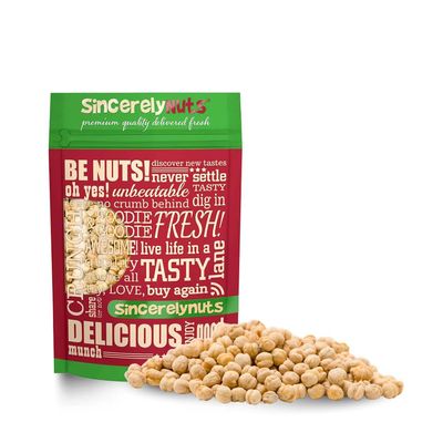 Sincerely Nuts Roasted and Unsalted Chickpeas (3 LB) Plant-Based Protein-Garbanzo Beans-Great Snack or Side Dish Alternative-Vegan, Kosher &amp; Gluten-Free-Perfect Meal Addition for the Whole Family