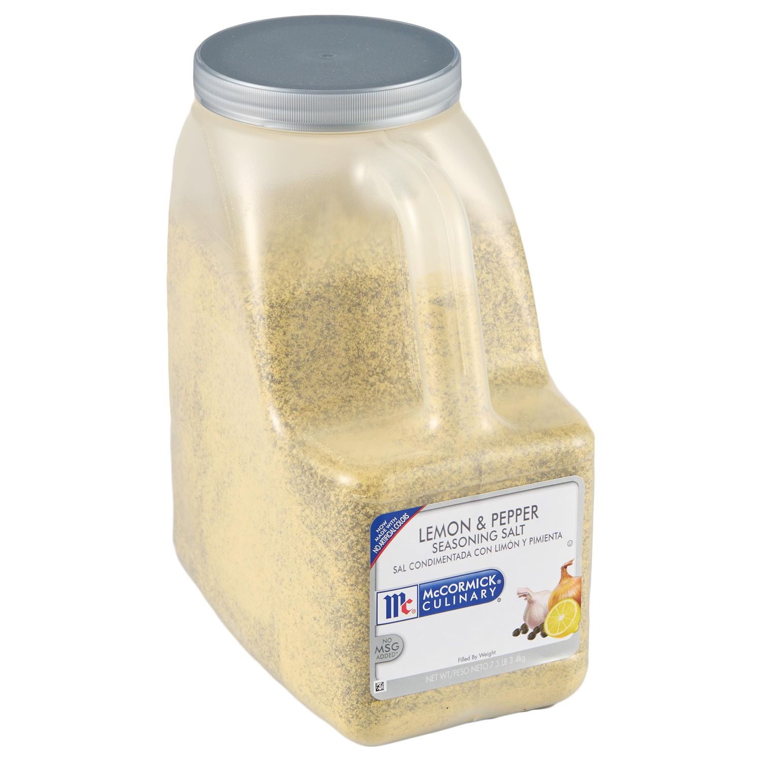 McCormick Culinary Lemon &amp; Pepper Seasoning Salt, 7.5 lb - One 7.5 Pound Container of Bulk Lemon Pepper Seasoning, Perfect for Asparagus, Broccoli, Brussels Sprouts, Seafood and Poultry Dishes