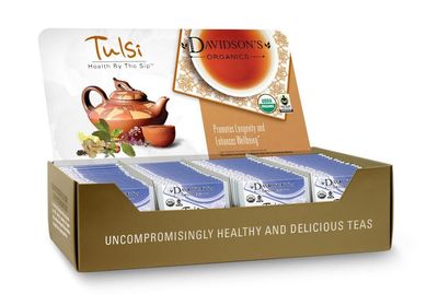 Davidson&#39;s Organics, Tulsi Ginger Lemon, 100-count Individually Wrapped Tea Bags