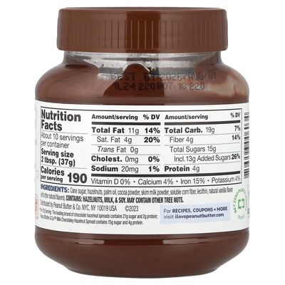 Milk Chocolatey Hazelnut Spread 13 oz
