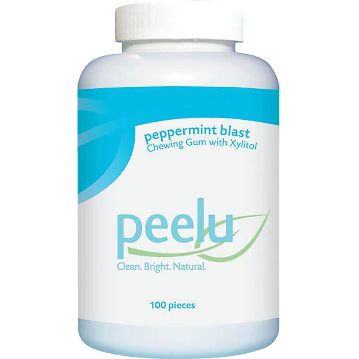 Peppermint Blast Chewing Gum with Xylitol 100 Ct
