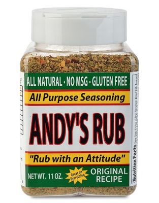 Andy's Rub, an All Natural Rub with Attitude, 11 oz.