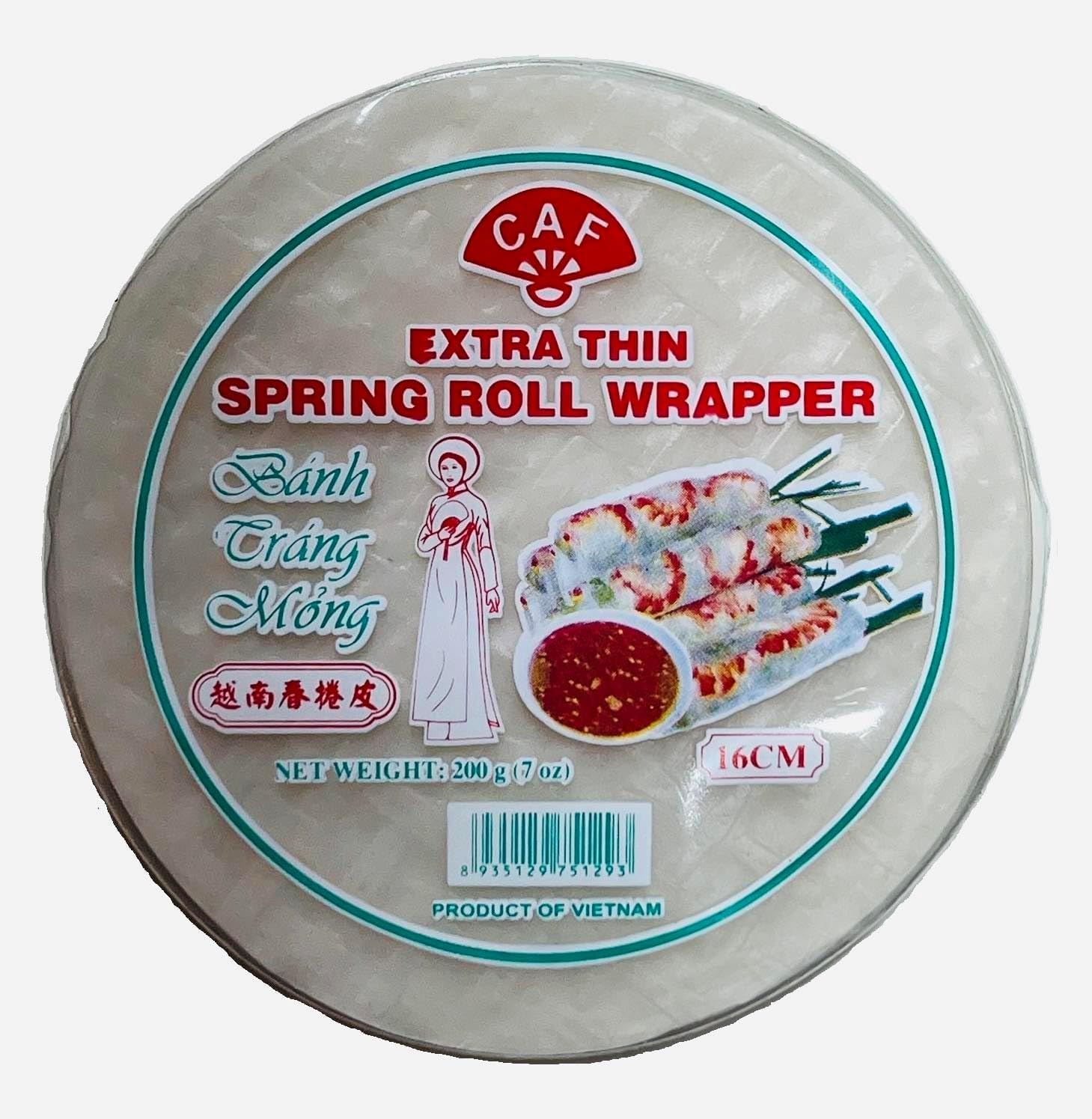 Premium Spring Roll Wrapper, Fresh Rice Paper, Spring Roll Wrappers (16cm)