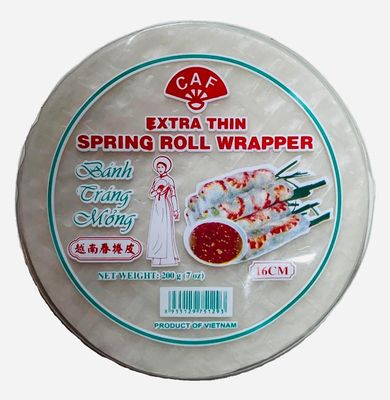 Premium Spring Roll Wrapper, Fresh Rice Paper, Spring Roll Wrappers (16cm)