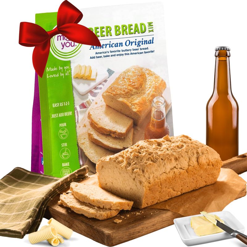 Molly and You American Original Beer Bread Mix (Pack of 1) - Gourmet, Vegan Friendly, Dairy Free, Artisan Bread Kit - No Bread Machine Needed - Just Add Beer or Soda